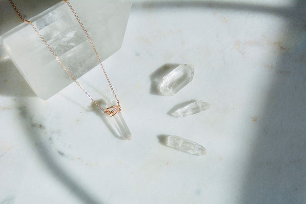 Quartz Point Necklace - Wild Soul Gems