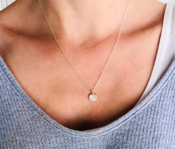 Personalized Disk Necklace - Wild Soul Gems