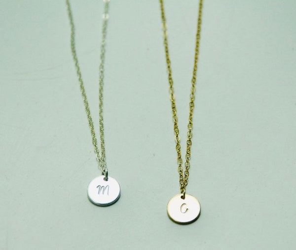 Personalized Disk Necklace - Wild Soul Gems