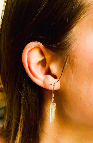 Quartz Point Earrings - Wild Soul Gems