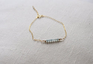 Gemstone Bar Bracelet - Wild Soul Gems