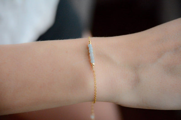Gemstone Bar Bracelet - Wild Soul Gems