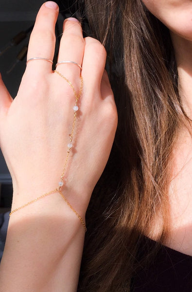 Gemstone Handchain - Wild Soul Gems