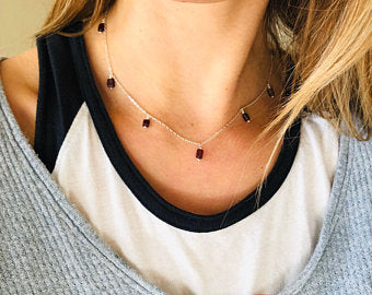 Garnet Necklace - Wild Soul Gems